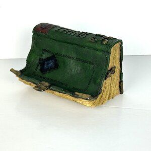 Boyds Bear & Friends Folkstone Library Book Think 3E‎ Figurine Wall Shelf 65427